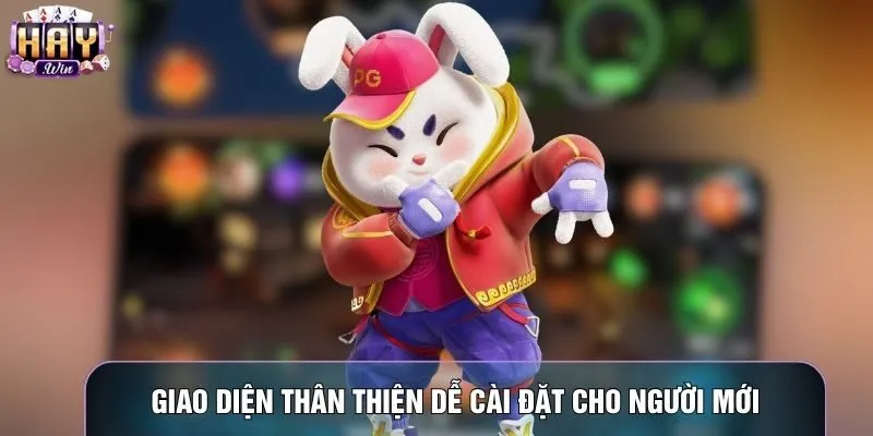 Giao diện thân thiện dễ cài đặt cho người mới